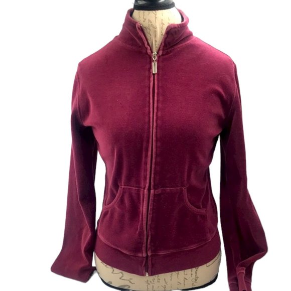 High Sierra Red High Neck Top Jacket Size S - Picture 1 of 5